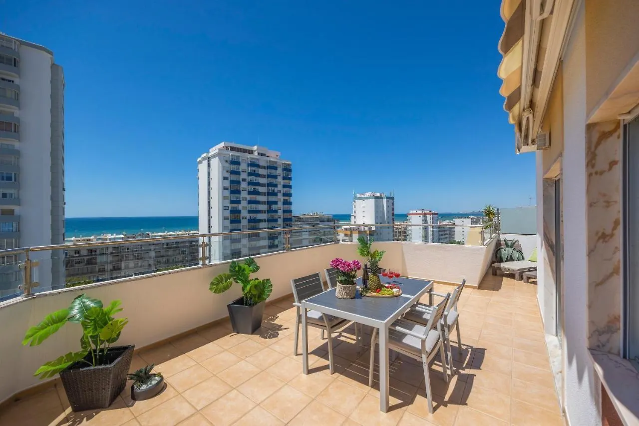 Stylish Algarve Apartment With Spacious Terrace & Sea Views Quarteira 0*,  Portugal